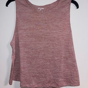 Athletic cropped tank top